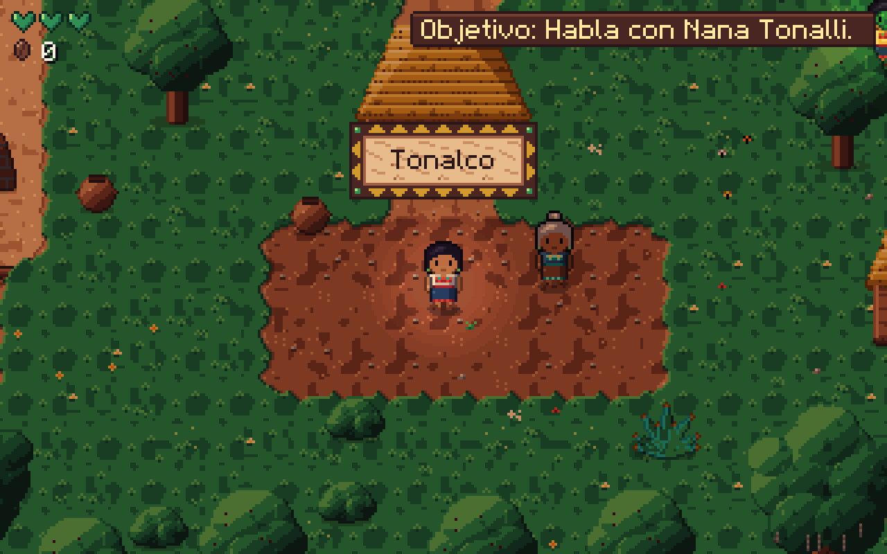 Citlali in Tonalco, an actual scene from Fuego Nuevo